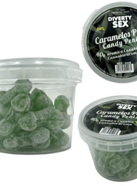 DIABLO GOLOSO - 20 CANNABIS AROMA PENIS CANDIES