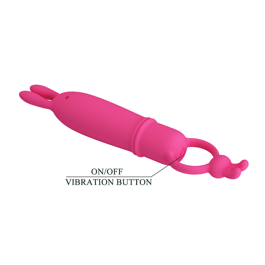 PRETTY LOVE - DELIA RABBIT VIBRATOR WITH RESISTANCE RING - Image 7