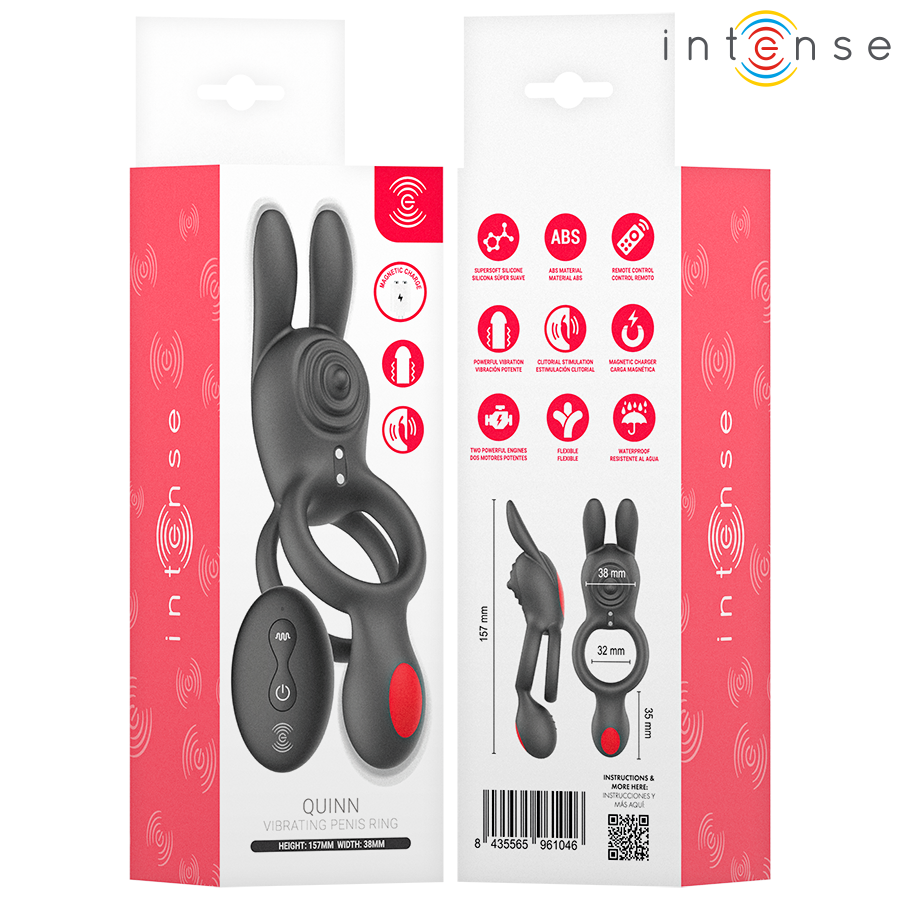 INTENSE - QUINN DOUBLE VIBRATION RING REMOTE CONTROL - Image 4
