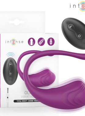 INTENSE - OLIVIA PURPLE VIBRATING EGG WITH REMOTE CONTROL
