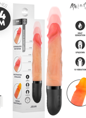 MR INTENSE - JEAN UP&DOWN VIBRATOR SILICONE WITH HEAT EFFECT 24 CM -Ø- 3.8 CM