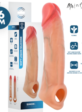 MR INTENSE - SIMON L SILICONE PENIS COVER 16 CM -Ø- 4.5 CM