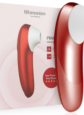 WOMANIZER - PRO VIBRANT CLITORAL STIMULATOR BURGUNDY