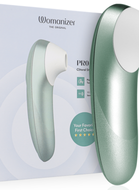 WOMANIZER - PRO VIBRANT CLITORAL STIMULATOR SAGE GREEN