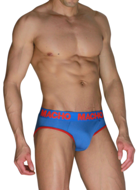 MACHO - MCH005 CLASSIC SLIP BLUE + RED L