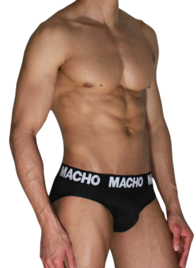 MACHO - MCH007 CLASSIC SLIP BLACK + BLACK M