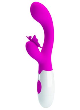 PRETTY LOVE - BUTTERFLY KISS 30 FUNCTION RABBIT VIBRATOR PURPLE