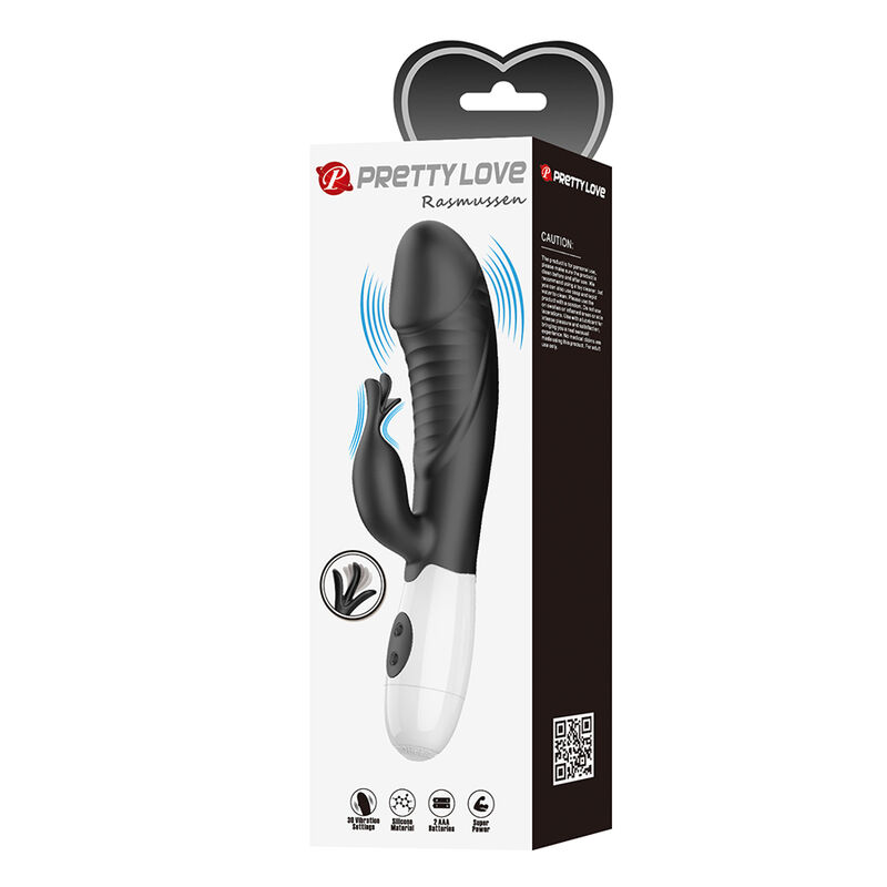PRETTY LOVE - RASMUSSEN 30 FUNCTION RABBIT VIBRATOR BLACK - Image 11