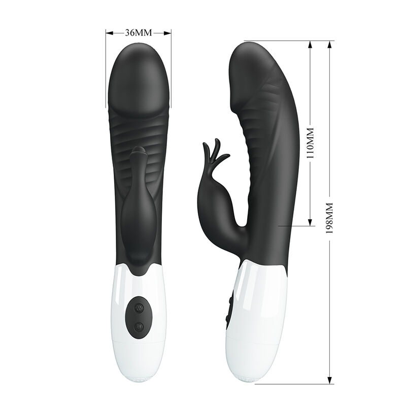 PRETTY LOVE - RASMUSSEN 30 FUNCTION RABBIT VIBRATOR BLACK - Image 8