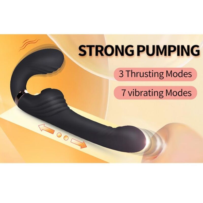 NALONE - ALLOW DUAL VIBE WITH ROTATION AND THRUSTING BLACK - Image 3