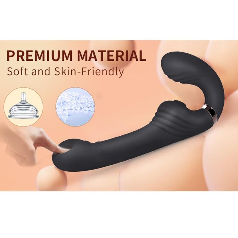 NALONE - ALLOW DUAL VIBE WITH ROTATION AND THRUSTING BLACK - Image 4