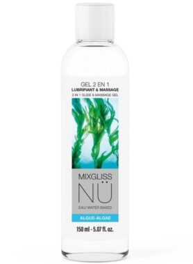 MIXGLISS - 2 IN 1 WATER-BASED LUBRICANT AND MASSAGE GEL NURU ALGAE 150 ML