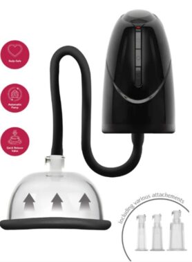 SHE.E.O - AUTOMATIC VACUUM PUMP FOR VAGINA AND CLITORIS BLACK