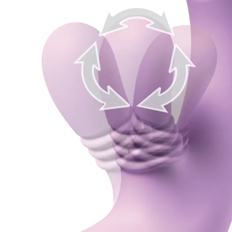 FANTASY FOR HER - INTIMOTION FLUTTER PRO PURPLE G-SPOT & CLITORAL RABBIT VIBRATOR - Image 3