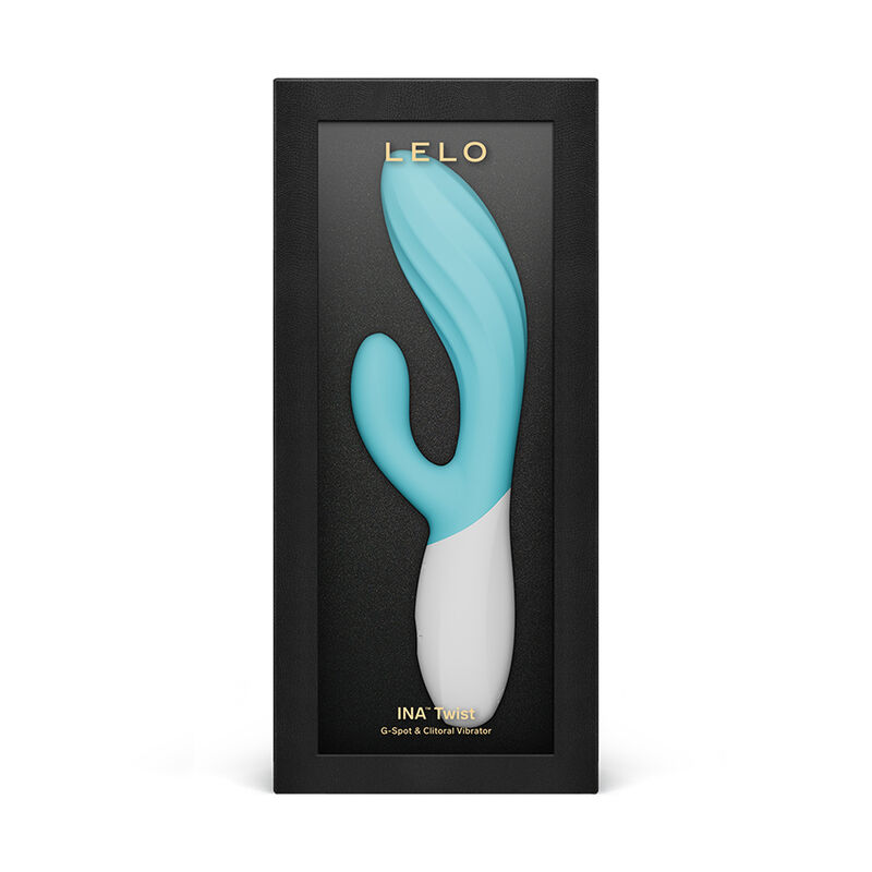 LELO - INA TWIST DOUBLE VIBRATOR RABBIT FOR G-SPOT AND CLITORIS BLUE - Image 4