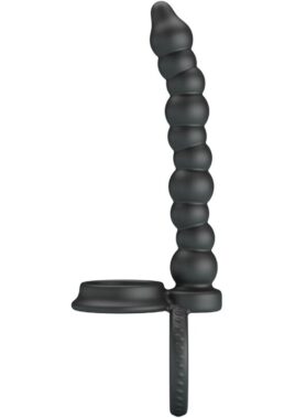 PRETTY LOVE - DILLION DOUBLE PENETRATION COCK RING BLACK