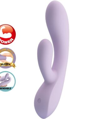 PRETTY LOVE - ROSOLYN RABBIT VIBRATOR 10 VIBRATIONS PURPLE