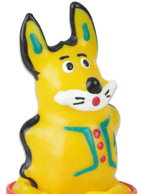 CONDOMERIE - HANDPAINTED NOVELTY CONDOMS CHINESE HARE MODEL 1