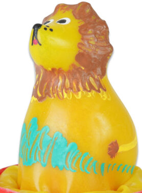 CONDOMERIE - HANDPAINTED NOVELTY CONDOMS SITTING LION
