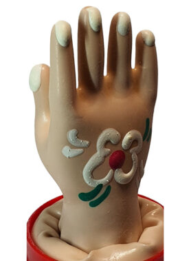 CONDOMERIE - HANDPAINTED NOVELTY CONDOMS HAND MODEL 2