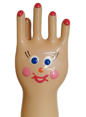 CONDOMERIE - HANDPAINTED NOVELTY CONDOMS BIG HAPPY HAND XL