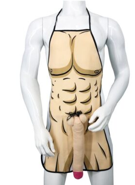 DIABLO PICANTE - 3D PENIS APRON MUSCULAR AND BOLD