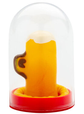 CONDOMERIE - HANDPAINTED NOVELTY CONDOMS GLASS OF BEER