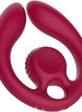 SNAIL VIBE - GIZI DUO COUPLES STIMULATOR REMOTE CONTROL BURGUNDY