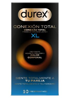 DUREX - TOTAL CONNECTION XL ULTRA FINE PLUS LATEX FREE 10 UNITS