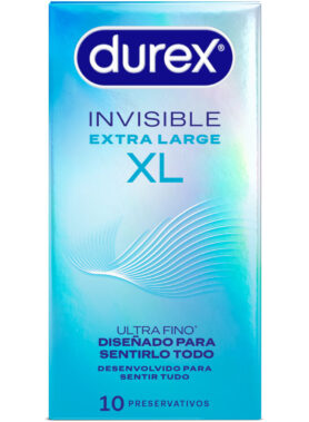 DUREX - INVISIBLE CONDOMS XL 10 UNITS