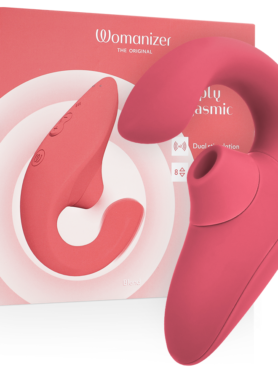 WOMANIZER - BLEND RABBIT VIBRATOR STIMULATOR VIBRANT ROSE