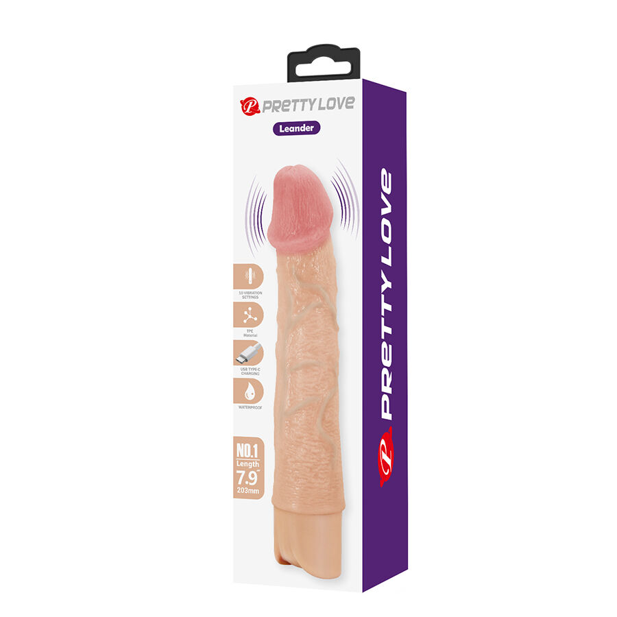 PRETTY LOVE - LEANDER FLEXIBLE REALISTIC VIBRATOR - Image 10