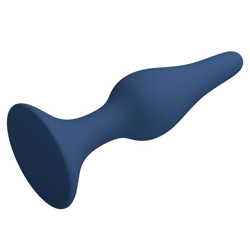 MR PLAY - BLUE SILICONE SLIM ANAL PLUG SIZE S - Image 6