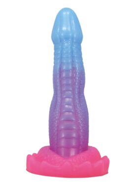 POWER MONSTERS - VOID PYTHON FANTASY DILDO WITH SUCTION CUP 20.5 CM Ø 5.2 CM BLUE, PURPLE & PINK