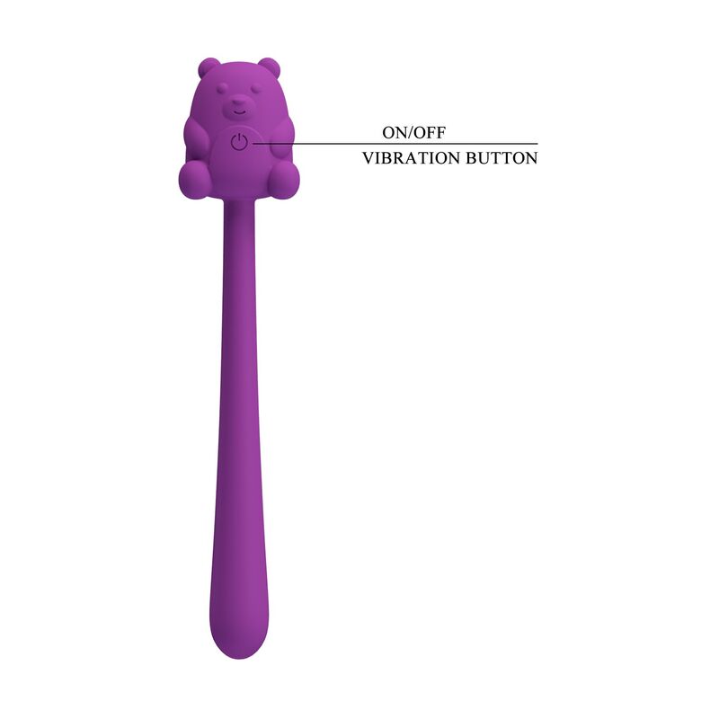 PRETTY LOVE - CUTE BEAR FLIRTING STICK RECHARGEABLE VIBRATOR - Image 3