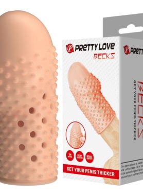 PRETTY LOVE - GEEK'S PENIS SLEEVE GET YOUR PENIS THICKER NATURAL COLOR