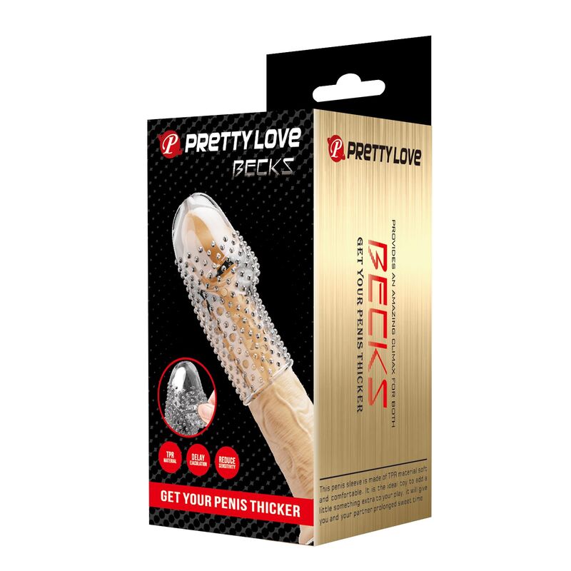 PRETTY LOVE - GEEK'S PENIS SLEEVE GET YOUR PENIS THICKER TRANSPARENT - Image 3