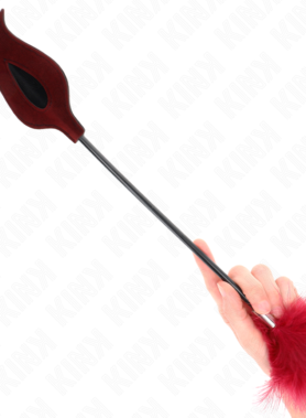 KINK - TICKLE FEATHERS WITH ROSE-SHAPED PADDLE 8 CM