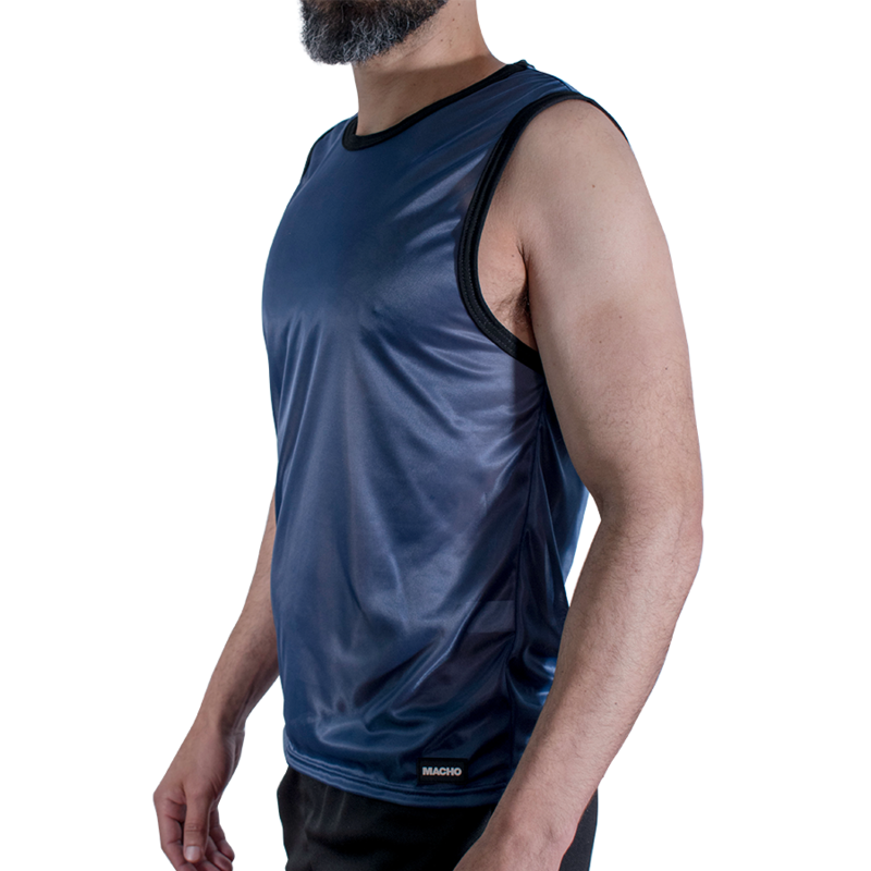 MACHO - NAVY BLUE T-SHIRT L/XL - Image 2