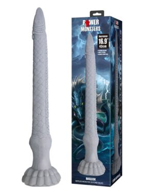 POWER MONSTERS - BASILISK FANTASY SILICONE DILDO 43 CM Ø 5 CM