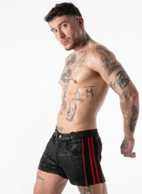 LOCKER GEAR - FULL MILITARY ACCESS SHORT RED L