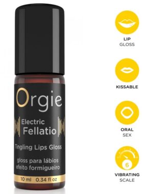 ORGIE - ELECTRIC FELLATIO VIBRATING TINGLING LIP GLOSS 10 ML