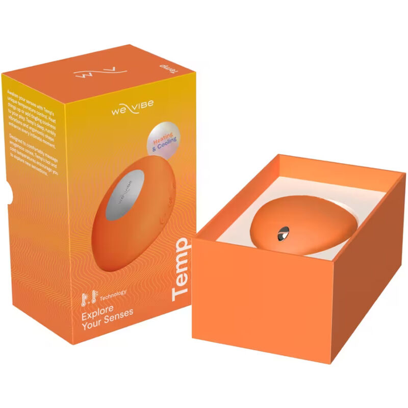 WE-VIBE - TEMP HEATING AND COOLING VIBRATOR TANGERINE - Image 15