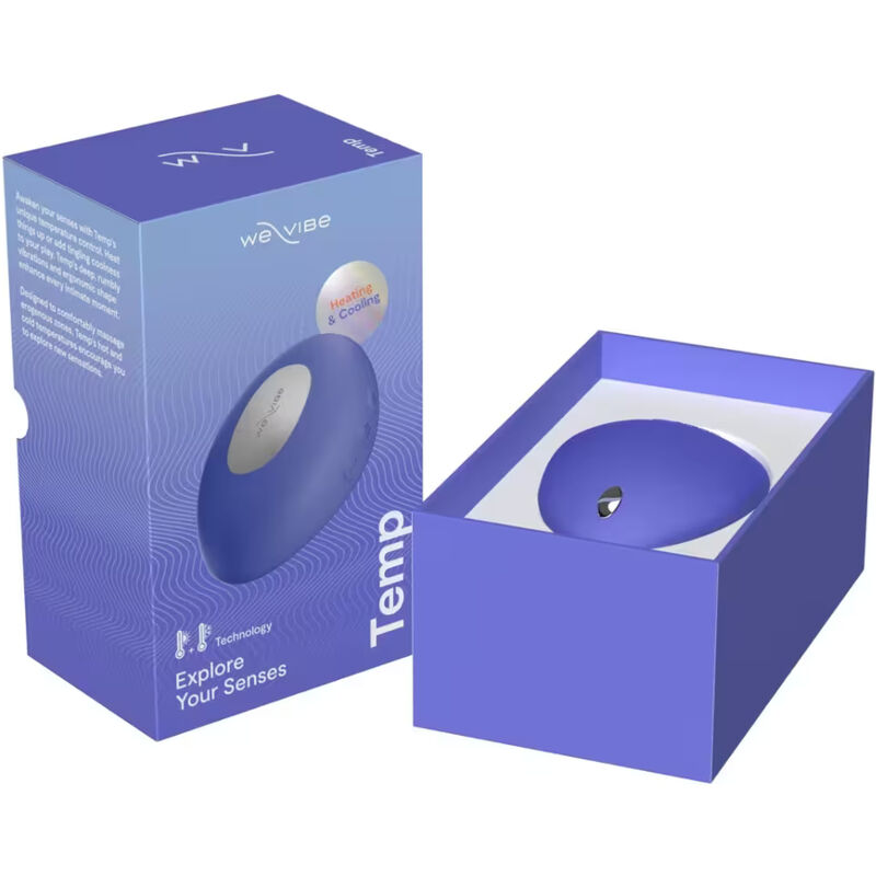 WE-VIBE - TEMP HEATING AND COOLING VIBRATOR LAVENDER BLUE - Image 15