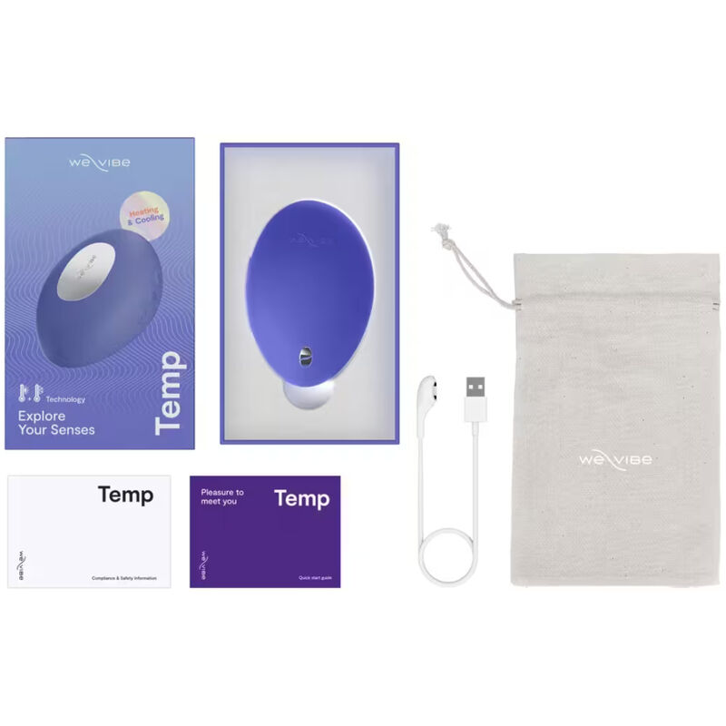 WE-VIBE - TEMP HEATING AND COOLING VIBRATOR LAVENDER BLUE - Image 11