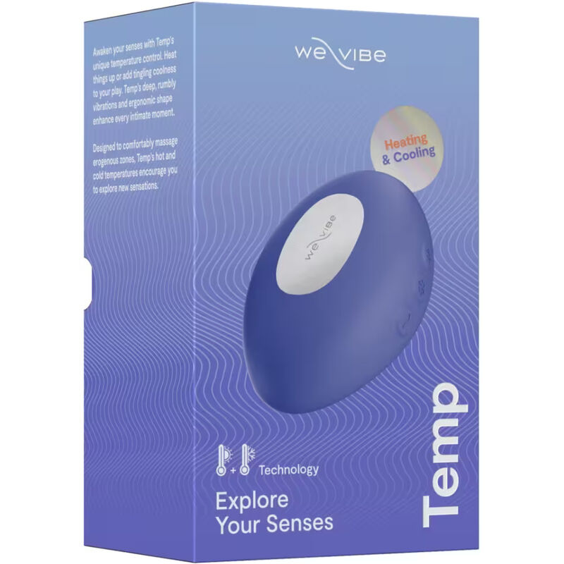 WE-VIBE - TEMP HEATING AND COOLING VIBRATOR LAVENDER BLUE - Image 16